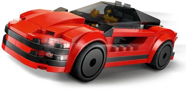 Alt view image 3 of 7 - international version city Series 60448 Red Sports Car Number of parts 109 Suitable for age 5+ toy building blocks