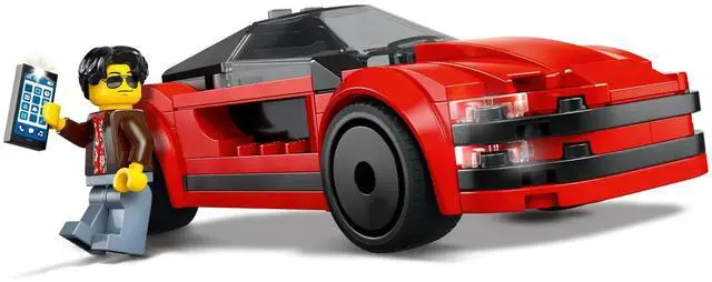 Alt view image 4 of 7 - international version city Series 60448 Red Sports Car Number of parts 109 Suitable for age 5+ toy building blocks