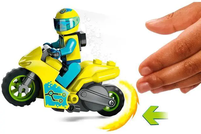 Alt view image 4 of 7 - international version city Series 60358 Cyber Stunt Bike Number of parts 13 Suitable for age 5+ toy building blocks