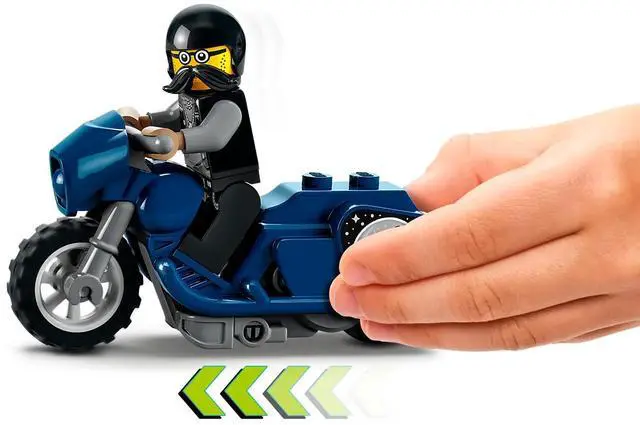 Alt view image 4 of 7 - international version city Series 60331 Touring Stunt Bike Number of parts 10 Suitable for age 5+ toy building blocks