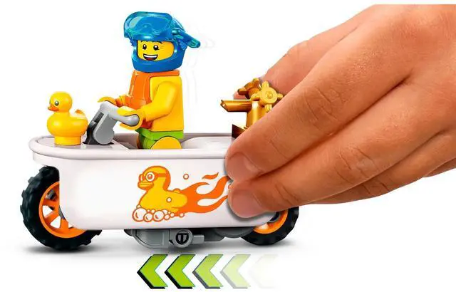 Alt view image 4 of 7 - international version city Series 60333 Bathtub Stunt Bike Number of parts 14 Suitable for age 5+ toy building blocks