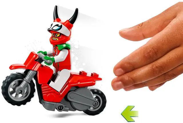 Alt view image 5 of 7 - international version city Series 60332 Reckless Scorpion Stunt Bike Number of parts 15 Suitable for age 5+ toy building blocks