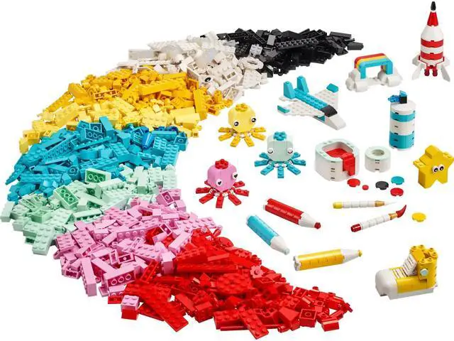 Alt view image 6 of 7 - international version Classic Series 11032 Creative Color Fun Number of parts 1500 Suitable for age 5+ toy building blocks