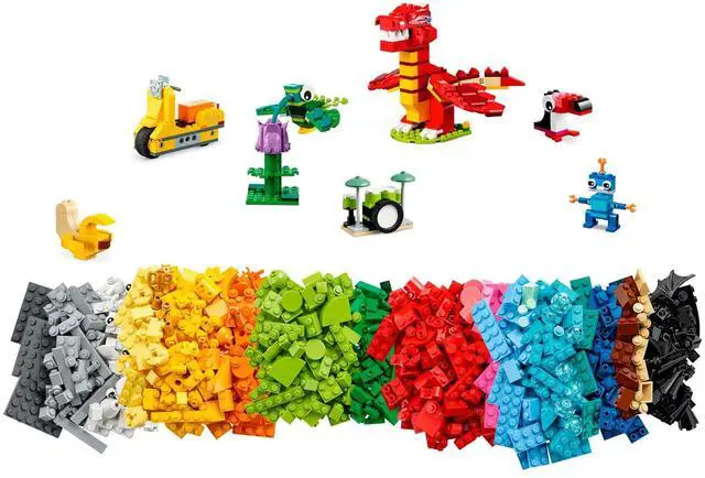 Alt view image 3 of 7 - international version Classic Series 11020 Build Together Number of parts 1601 Suitable for age 5+ toy building blocks