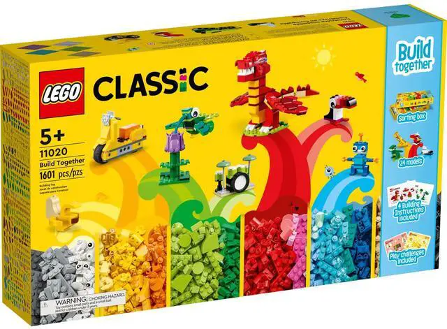 Alt view image 2 of 7 - international version Classic Series 11020 Build Together Number of parts 1601 Suitable for age 5+ toy building blocks