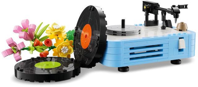 Alt view image 3 of 7 - international version Creator Series 31172 Record Player with Flowers Number of parts 366 Suitable for age 8+ toy building blocks