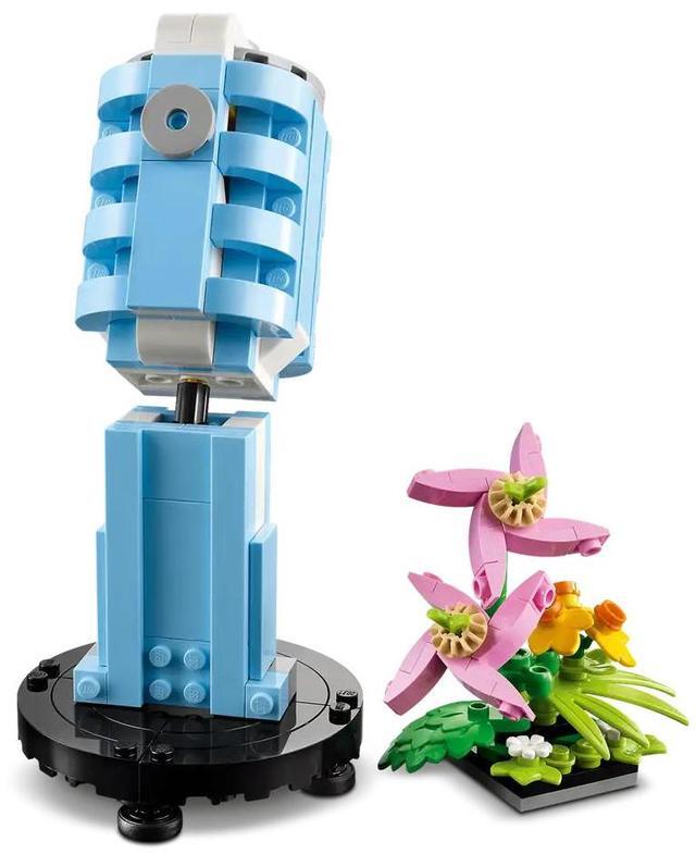 Alt view image 5 of 7 - international version Creator Series 31172 Record Player with Flowers Number of parts 366 Suitable for age 8+ toy building blocks
