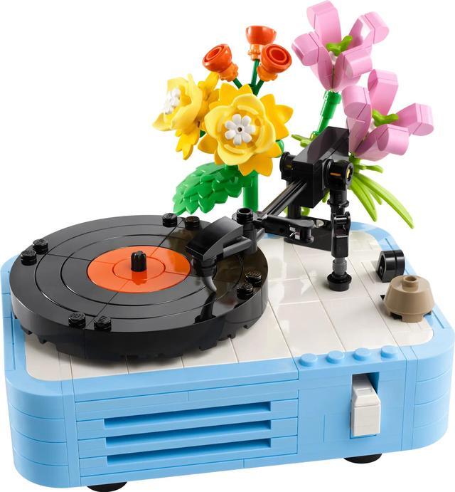 Main image of international version Creator Series 31172 Record Player with Flowers Number of parts 366 Suitable for age 8+ toy building blocks