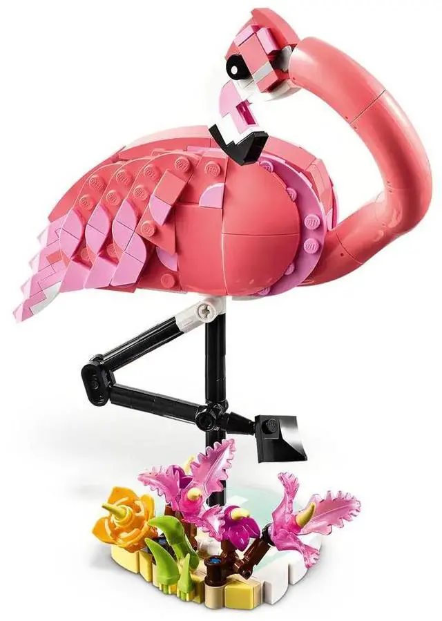 Alt view image 4 of 7 - international version Creator Series 31170 Wild Animals: Pink Flamingo Number of parts 288 Suitable for age 8+ toy building blocks