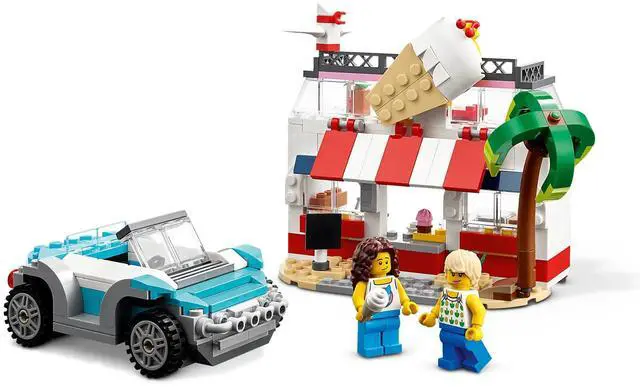 Alt view image 4 of 7 - international version Creator Series 31138 Beach Camper Van Number of parts 556 Suitable for age 8+ toy building blocks