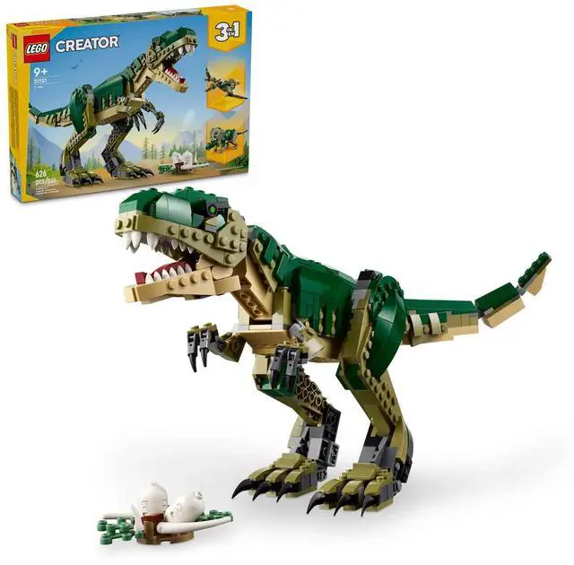 Alt view image 2 of 5 - international version Creator Series 31151 T. rex Number of parts 626 Suitable for age 9+ toy building blocks