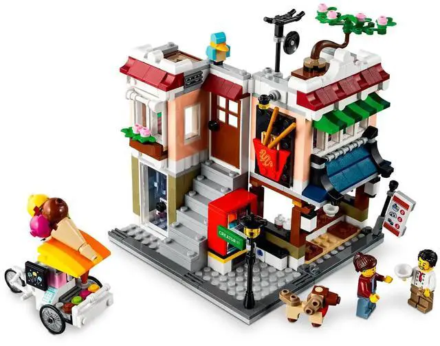 Alt view image 3 of 5 - international version Creator Series 31131 Downtown Noodle Shop Number of parts 569 Suitable for age 8+ toy building blocks