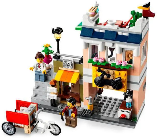 Alt view image 5 of 5 - international version Creator Series 31131 Downtown Noodle Shop Number of parts 569 Suitable for age 8+ toy building blocks