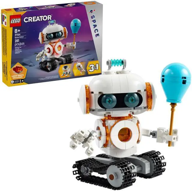 Alt view image 2 of 5 - international version Creator Series 31164 Space Robot Number of parts 281 Suitable for age 8+ toy building blocks
