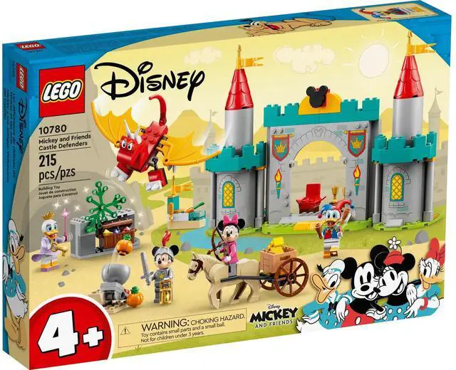 Alt view image 2 of 5 - international version Disney Series 10780 Mickey and Friends Castle Defenders Number of parts 215 Suitable for age 4+ toy building blocks