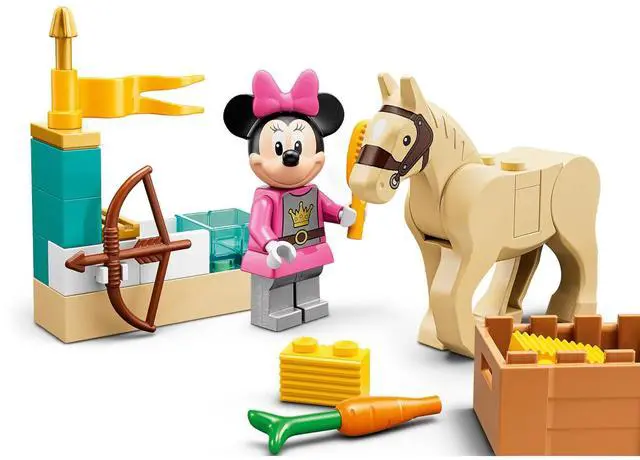 Alt view image 4 of 5 - international version Disney Series 10780 Mickey and Friends Castle Defenders Number of parts 215 Suitable for age 4+ toy building blocks