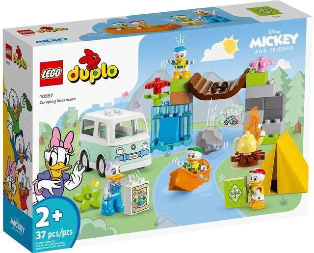 Alt view image 2 of 5 - international version Disney Series 10997 Camping Adventure Number of parts 37 Suitable for age 2+ toy building blocks