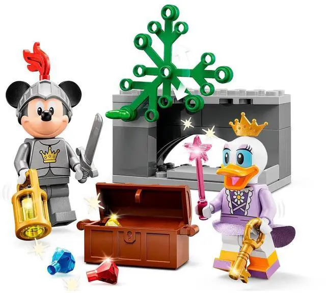 Alt view image 5 of 5 - international version Disney Series 10780 Mickey and Friends Castle Defenders Number of parts 215 Suitable for age 4+ toy building blocks
