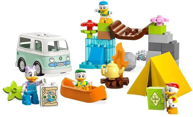 Main image of international version Disney Series 10997 Camping Adventure Number of parts 37 Suitable for age 2+ toy building blocks
