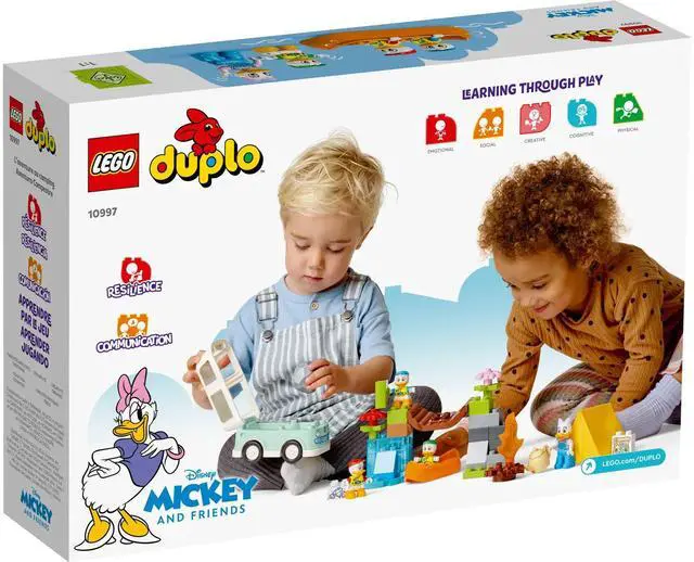 Alt view image 4 of 5 - international version Disney Series 10997 Camping Adventure Number of parts 37 Suitable for age 2+ toy building blocks