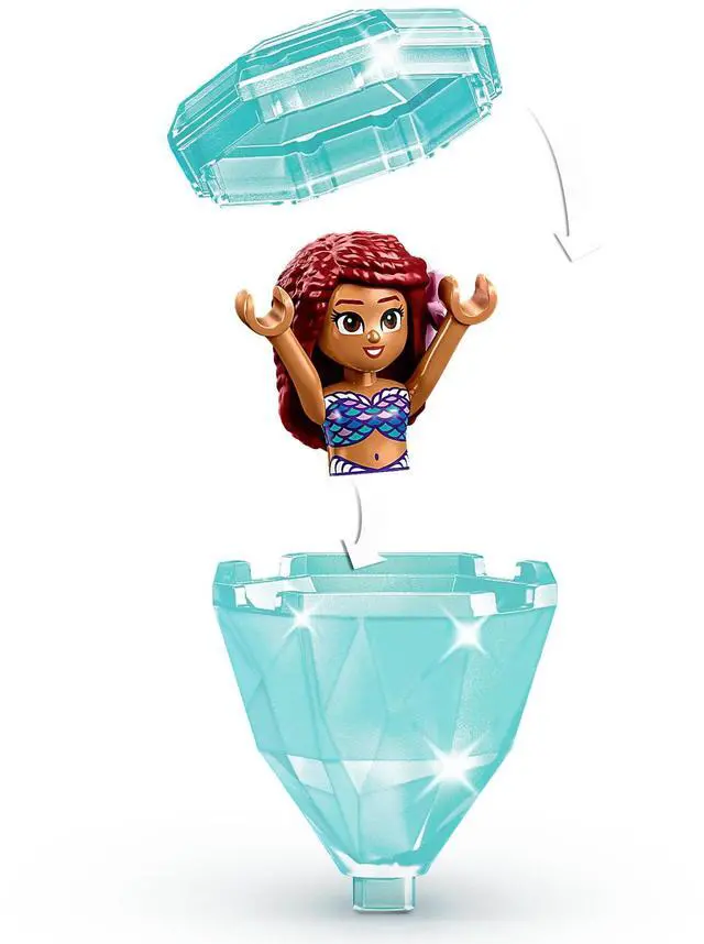 Alt view image 5 of 5 - international version Disney Series 43229 Ariel's Treasure Chest Number of parts 370 Suitable for age 6+ toy building blocks