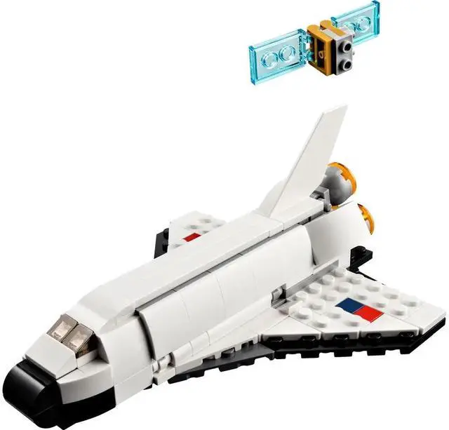 Main image of international version Creator Series 31134 Space Shuttle Number of parts 144 Suitable for age 6+ toy building blocks