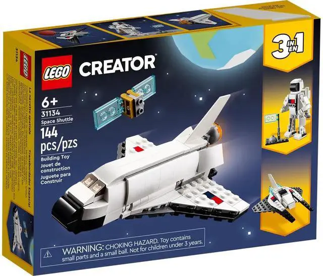 Alt view image 2 of 2 - international version Creator Series 31134 Space Shuttle Number of parts 144 Suitable for age 6+ toy building blocks