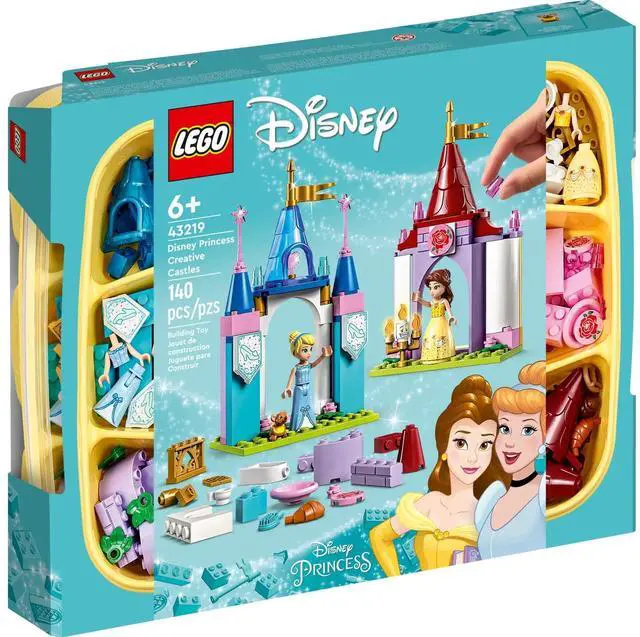Alt view image 2 of 5 - international version Disney Series 43219 Disney Princess Creative Castles Number of parts 140 Suitable for age 6+ toy building blocks