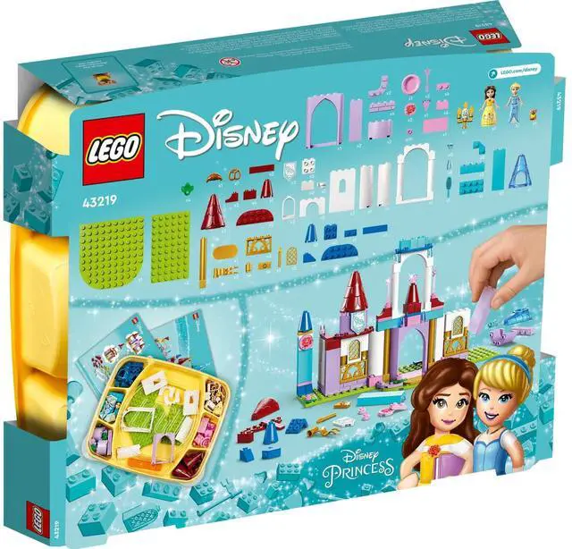 Alt view image 5 of 5 - international version Disney Series 43219 Disney Princess Creative Castles Number of parts 140 Suitable for age 6+ toy building blocks