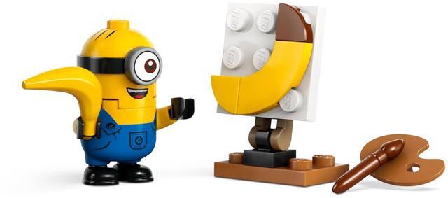 Alt view image 4 of 5 - international version Despicable Me and Minion toys Series 75580 Minions and Banana Car Number of parts 136 Suitable for age 6+ toy building blocks
