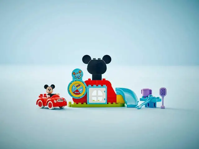Alt view image 5 of 5 - international version Disney Series 10454 Mickey Mouse Clubhouse & Car Number of parts 27 Suitable for age 2+ toy building blocks