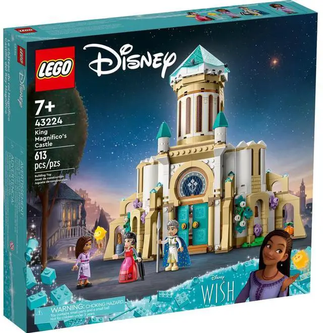 Alt view image 2 of 5 - international version Disney Series 43224 King Magnifico's Castle Number of parts 613 Suitable for age 7+ toy building blocks