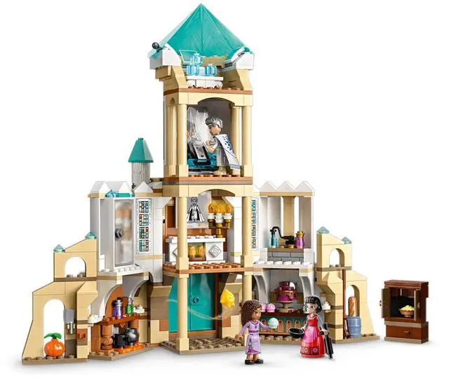 Alt view image 3 of 5 - international version Disney Series 43224 King Magnifico's Castle Number of parts 613 Suitable for age 7+ toy building blocks