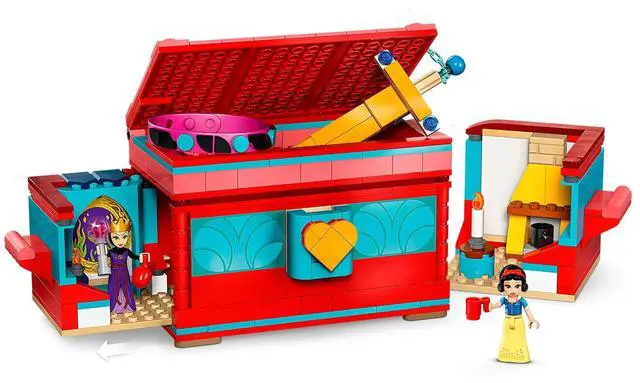 Alt view image 3 of 5 - international version Disney Series 43276 Snow White's Jewelry Box Number of parts 358 Suitable for age 6+ toy building blocks