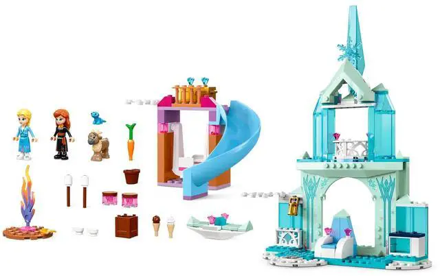 Alt view image 3 of 5 - international version Disney Series 43238 Elsa's Frozen Castle Number of parts 163 Suitable for age 4+ toy building blocks