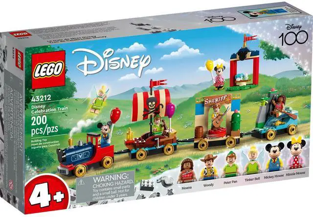 Alt view image 2 of 5 - international version Disney Series 43212 Disney Celebration Train Number of parts 200 Suitable for age 4+ toy building blocks