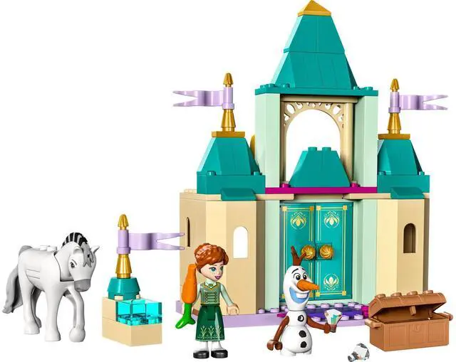Main image of international version Disney Series 43204 Anna and Olaf's Castle Fun Number of parts 108 Suitable for age 4+ toy building blocks