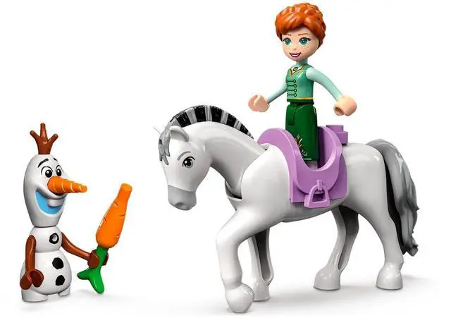 Alt view image 4 of 5 - international version Disney Series 43204 Anna and Olaf's Castle Fun Number of parts 108 Suitable for age 4+ toy building blocks