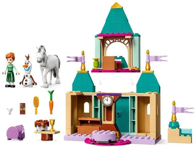Alt view image 3 of 5 - international version Disney Series 43204 Anna and Olaf's Castle Fun Number of parts 108 Suitable for age 4+ toy building blocks