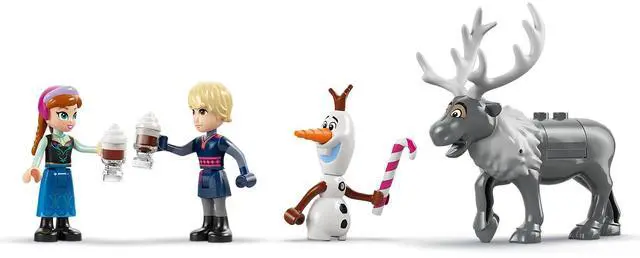 Alt view image 5 of 5 - international version Disney Series 43256 Anna's Sleigh Adventure Number of parts 192 Suitable for age 4+ toy building blocks