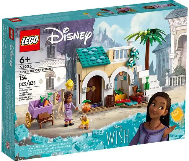 Alt view image 2 of 5 - international version Disney Series 43223 Asha in the City of Rosas Number of parts 154 Suitable for age 6+ toy building blocks