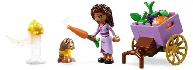 Alt view image 4 of 5 - international version Disney Series 43223 Asha in the City of Rosas Number of parts 154 Suitable for age 6+ toy building blocks