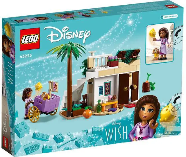 Alt view image 5 of 5 - international version Disney Series 43223 Asha in the City of Rosas Number of parts 154 Suitable for age 6+ toy building blocks