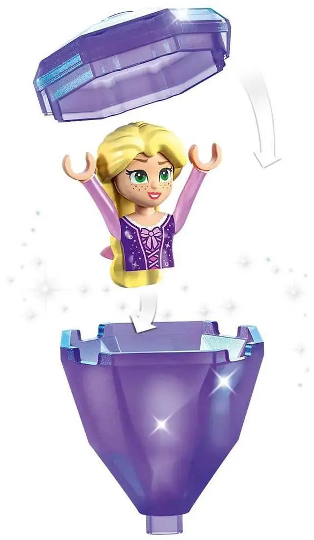 Alt view image 4 of 5 - international version Disney Series 43214 Twirling Rapunzel Number of parts 89 Suitable for age 5+ toy building blocks