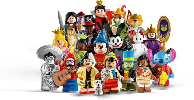 Main image of international version Disney Series 71038 LEGO® Minifigures Disney 100 Number of parts 8 Suitable for age 5+ toy building blocks