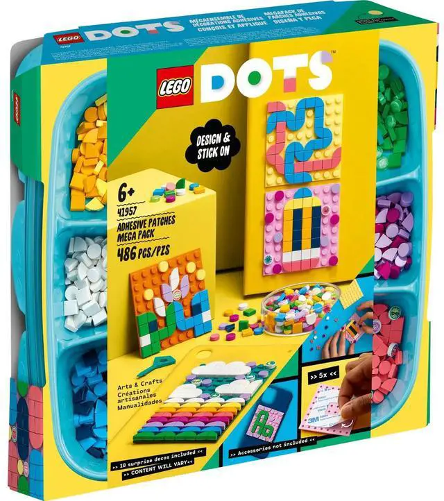 Alt view image 2 of 5 - international version DOTS Series 41957 Adhesive Patches Mega Pack Number of parts 486 Suitable for age 6+ toy building blocks