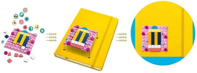 Alt view image 3 of 5 - international version DOTS Series 41957 Adhesive Patches Mega Pack Number of parts 486 Suitable for age 6+ toy building blocks
