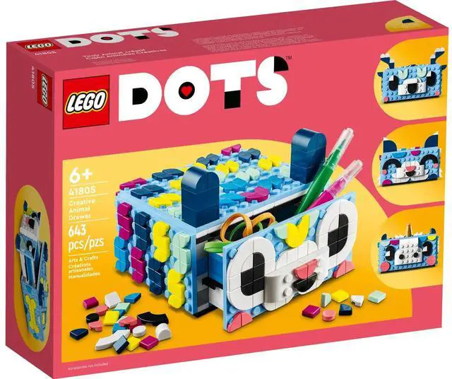Alt view image 2 of 5 - international version DOTS Series 41805 Creative Animal Drawer Number of parts 643 Suitable for age 6+ toy building blocks