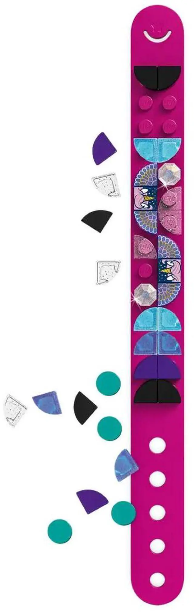 Alt view image 3 of 5 - international version DOTS Series 41802 Unicorns Forever Bracelet Number of parts 37 Suitable for age 8+ toy building blocks
