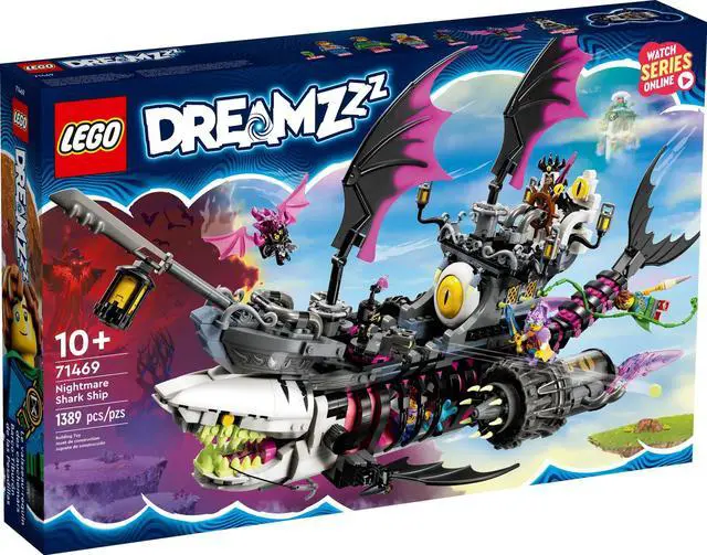 Alt view image 2 of 5 - international version DREAMZzz Series 71469 Nightmare Shark Ship Number of parts 1389 Suitable for age 10+ toy building blocks